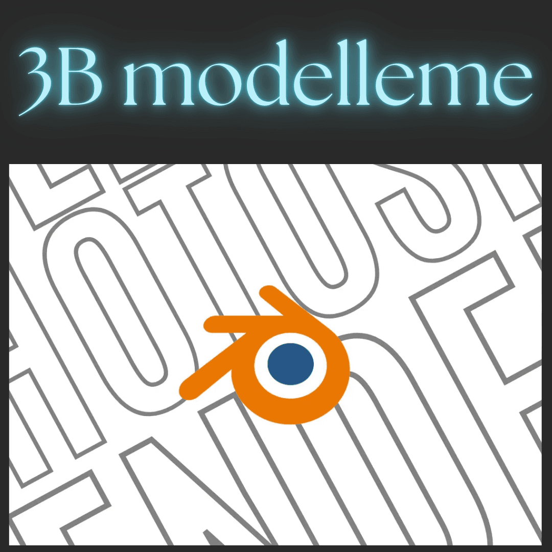 Blender 3B Modelleme