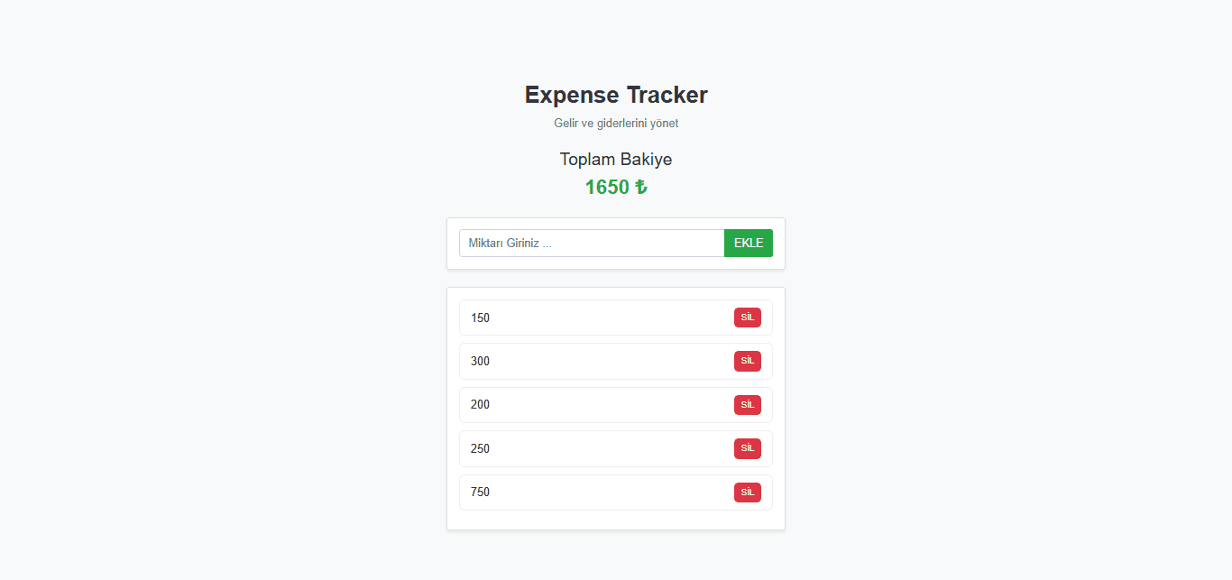 EXPENSE TRACKER