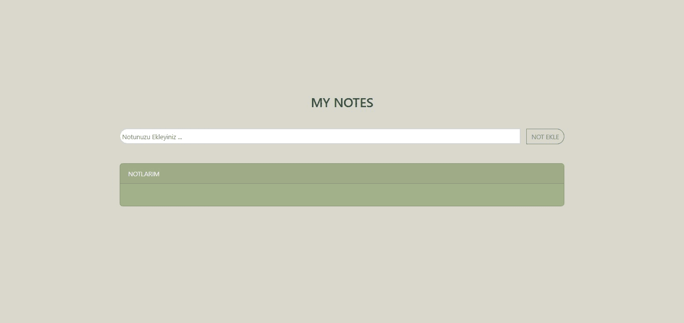 MINIMAL NOTES APP